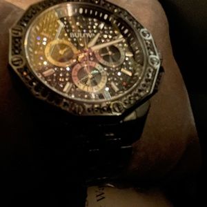 Bulova Black Crystal Octova